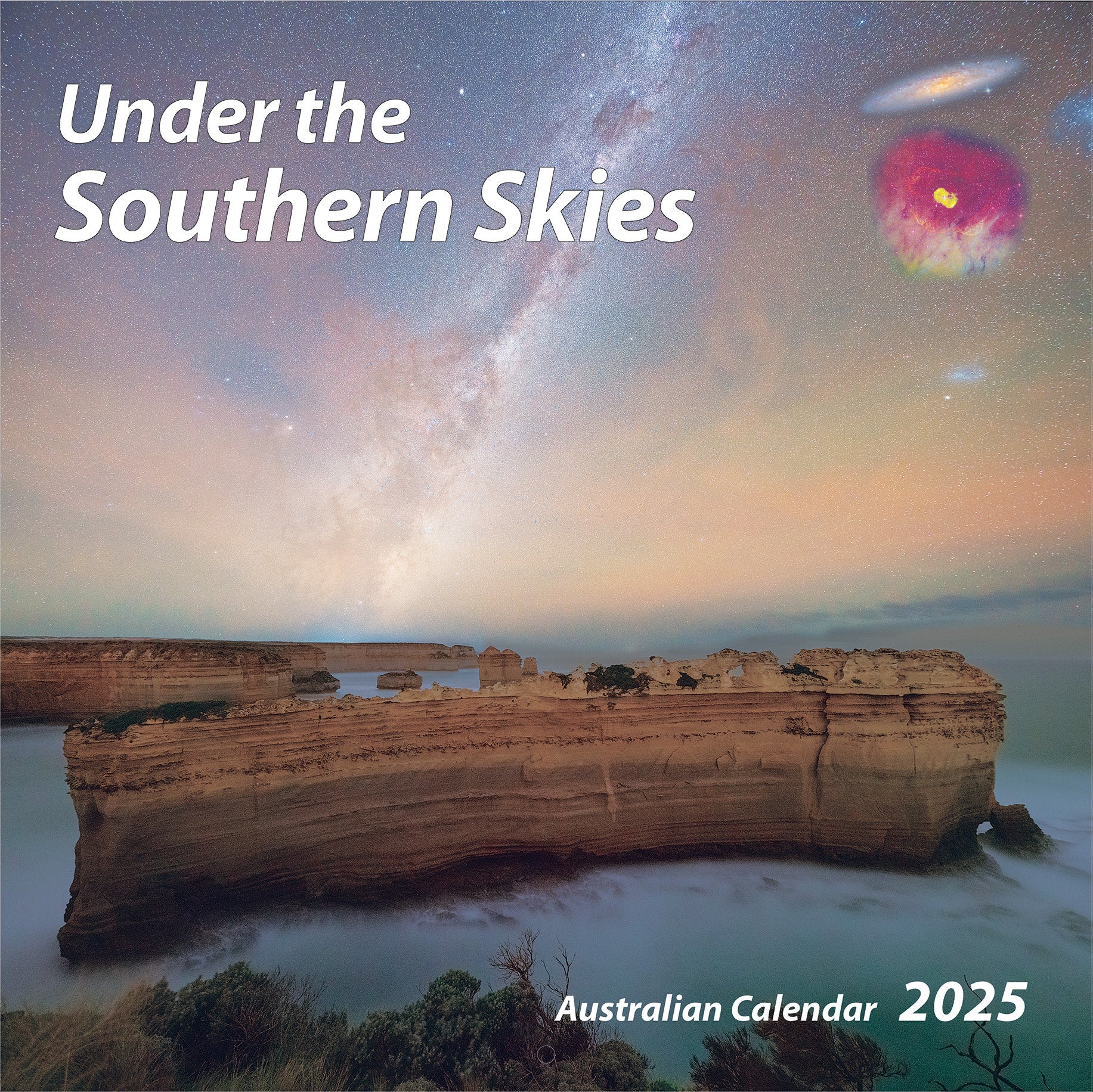 2025 Under The Southern Skies - Square Wall Calendar