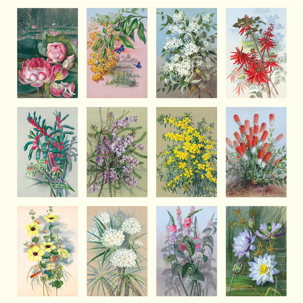 2025 Ellis Rowan Flowers - Deluxe Wall Calendar