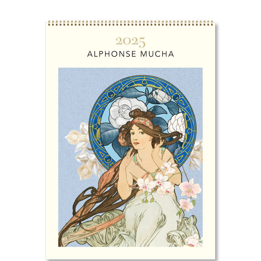 2025 Alphonse Mucha - Deluxe Wall Calendar