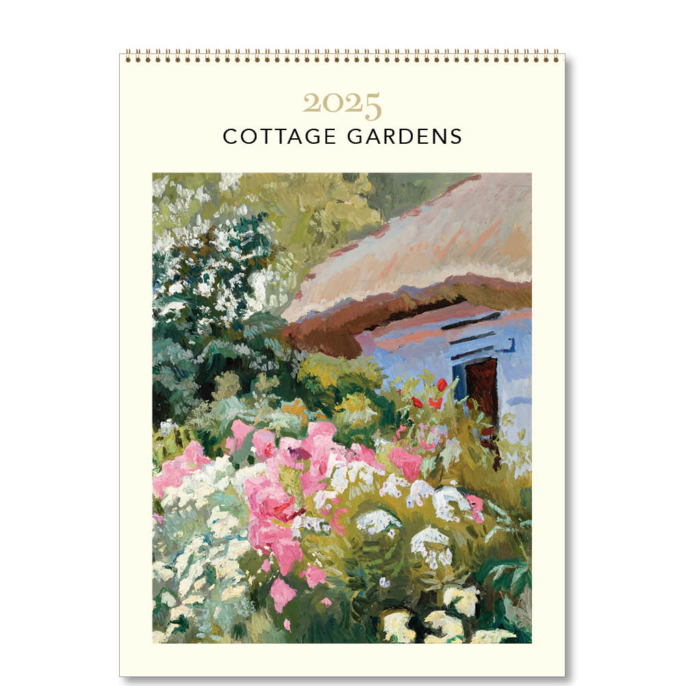 2025 Cottage Gardens - Deluxe Wall Calendar