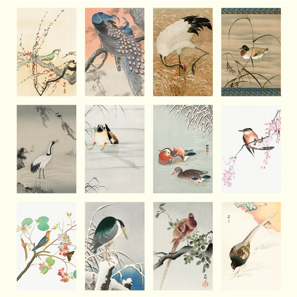 2025 Japanese Birds - Desk Easel Calendar