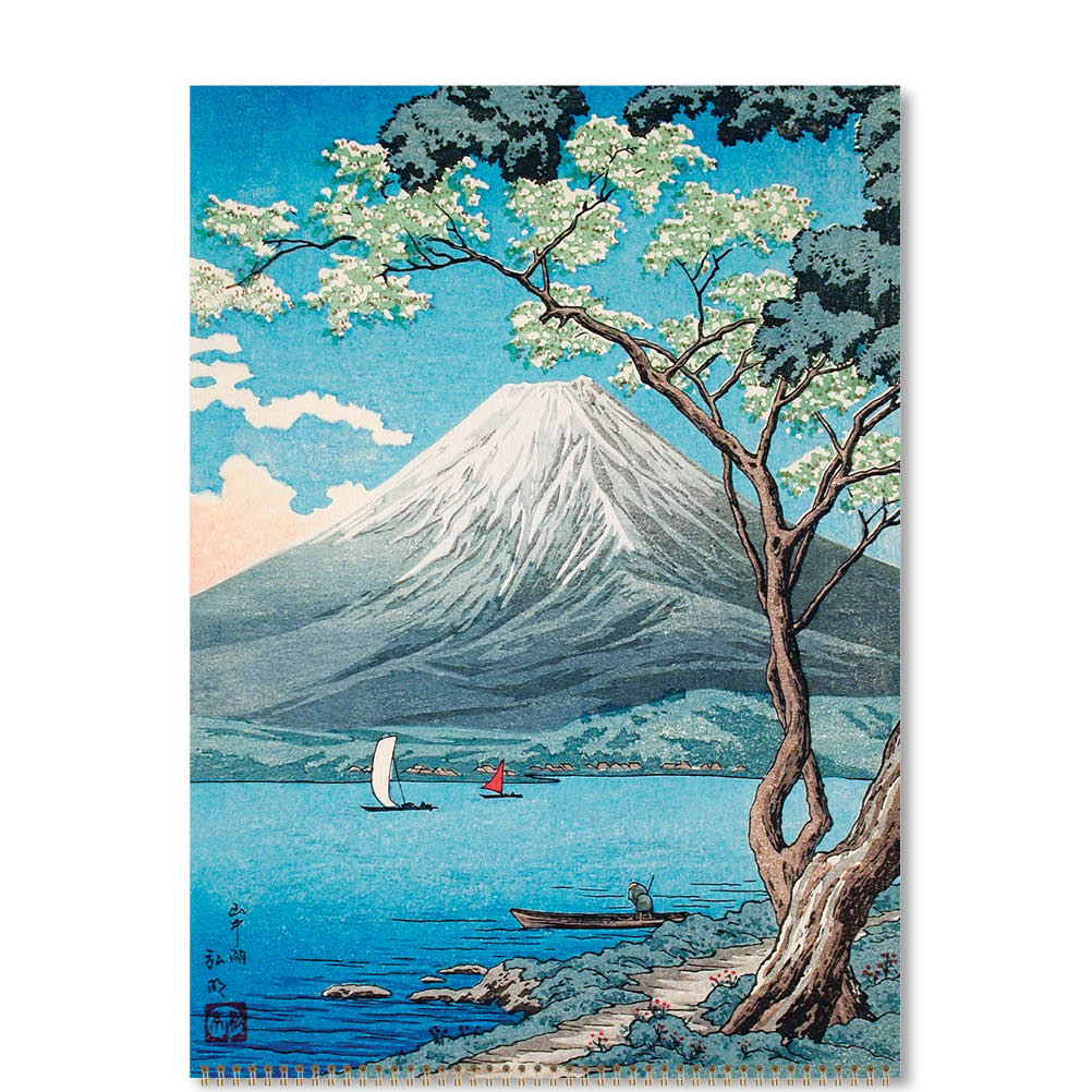 2025 Japanese Woodblock Prints - Deluxe Wall Calendar