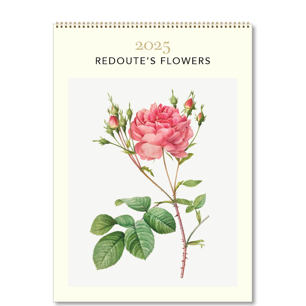 2025 Redoute's Flowers - Deluxe Wall Calendar