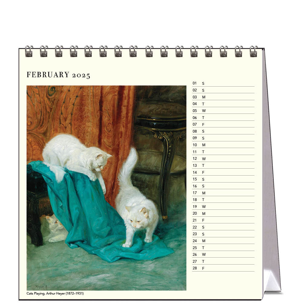 2025 The Artful Cat - Desk Easel Calendar
