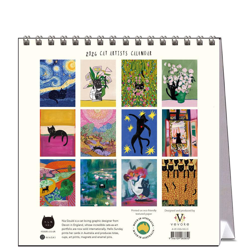 2026 Niaski - Desk Easel Calendar