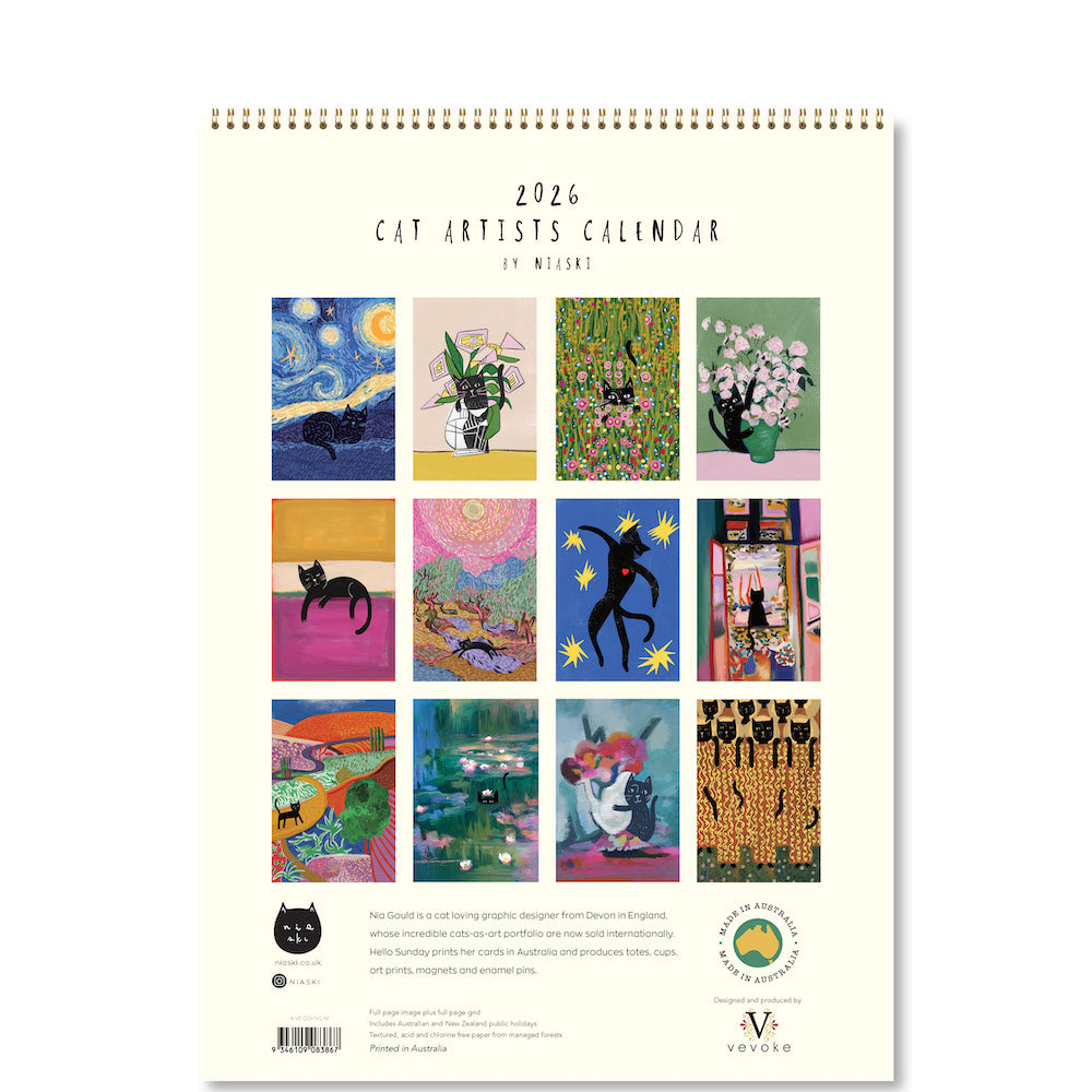 2026 Niaski - Deluxe Wall Calendar