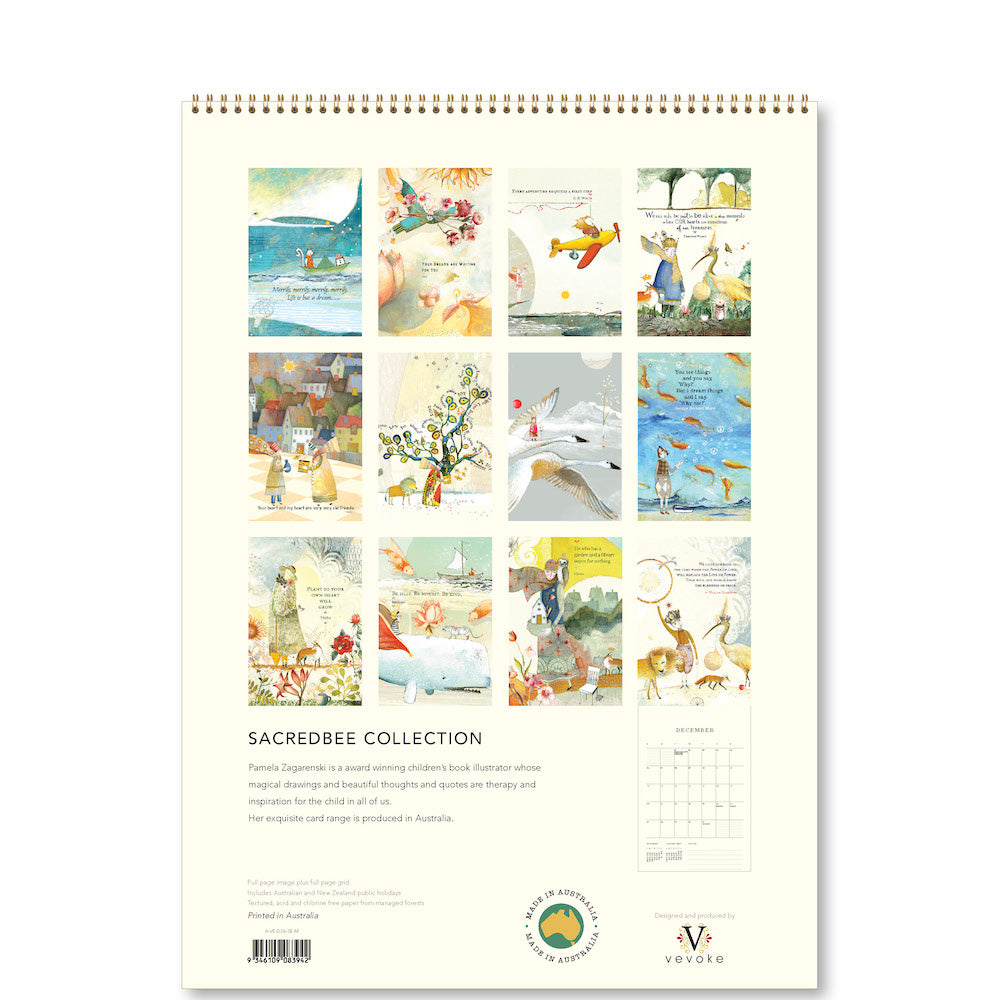 2026 Sacredbee - Deluxe Wall Calendar
