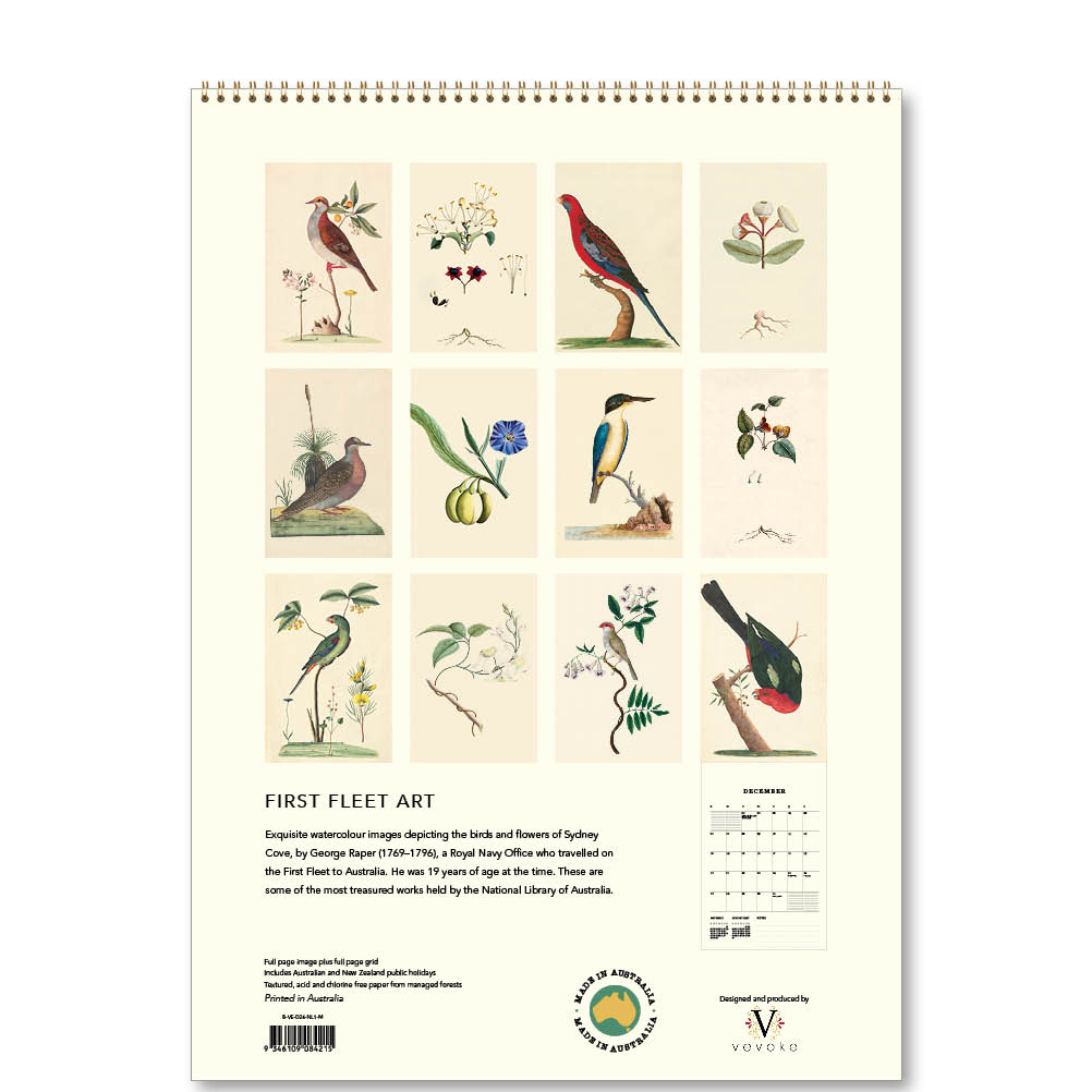 2026 First Fleet Art - Deluxe Wall Calendar
