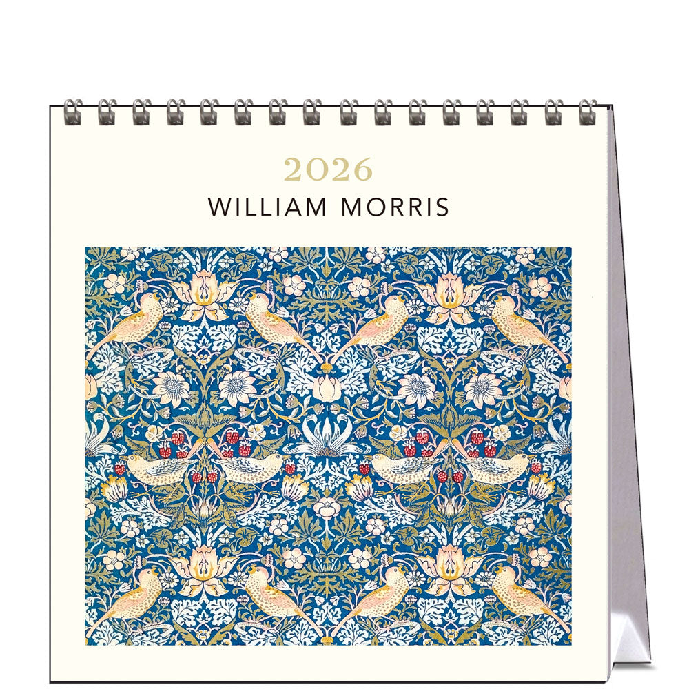2026 William Morris - Desk Easel Calendar