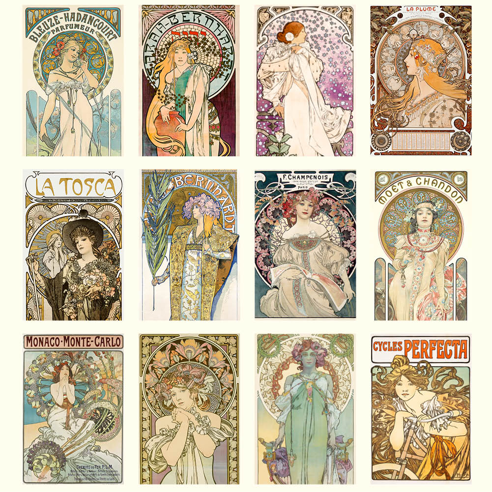 2026 Mucha - Desk Easel Calendar