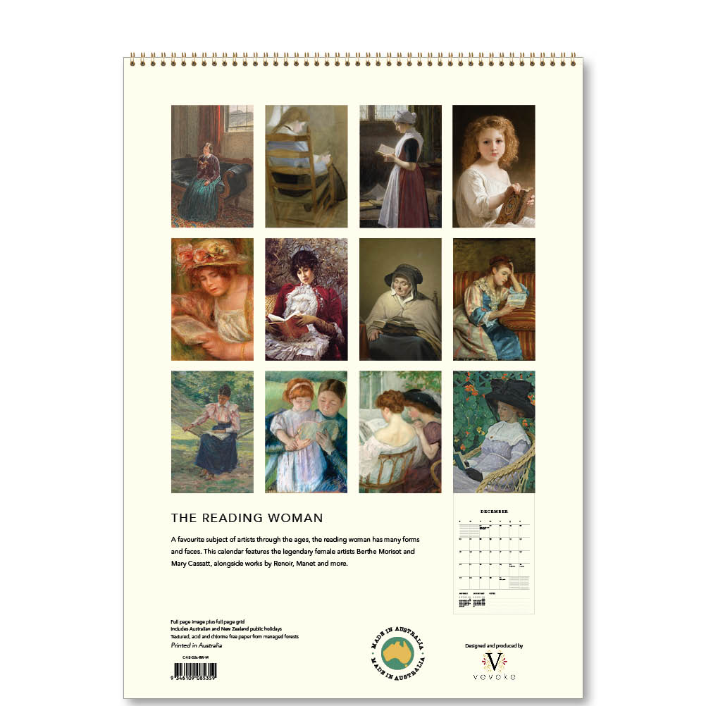 2026 The Reading Woman - Deluxe Wall Calendar