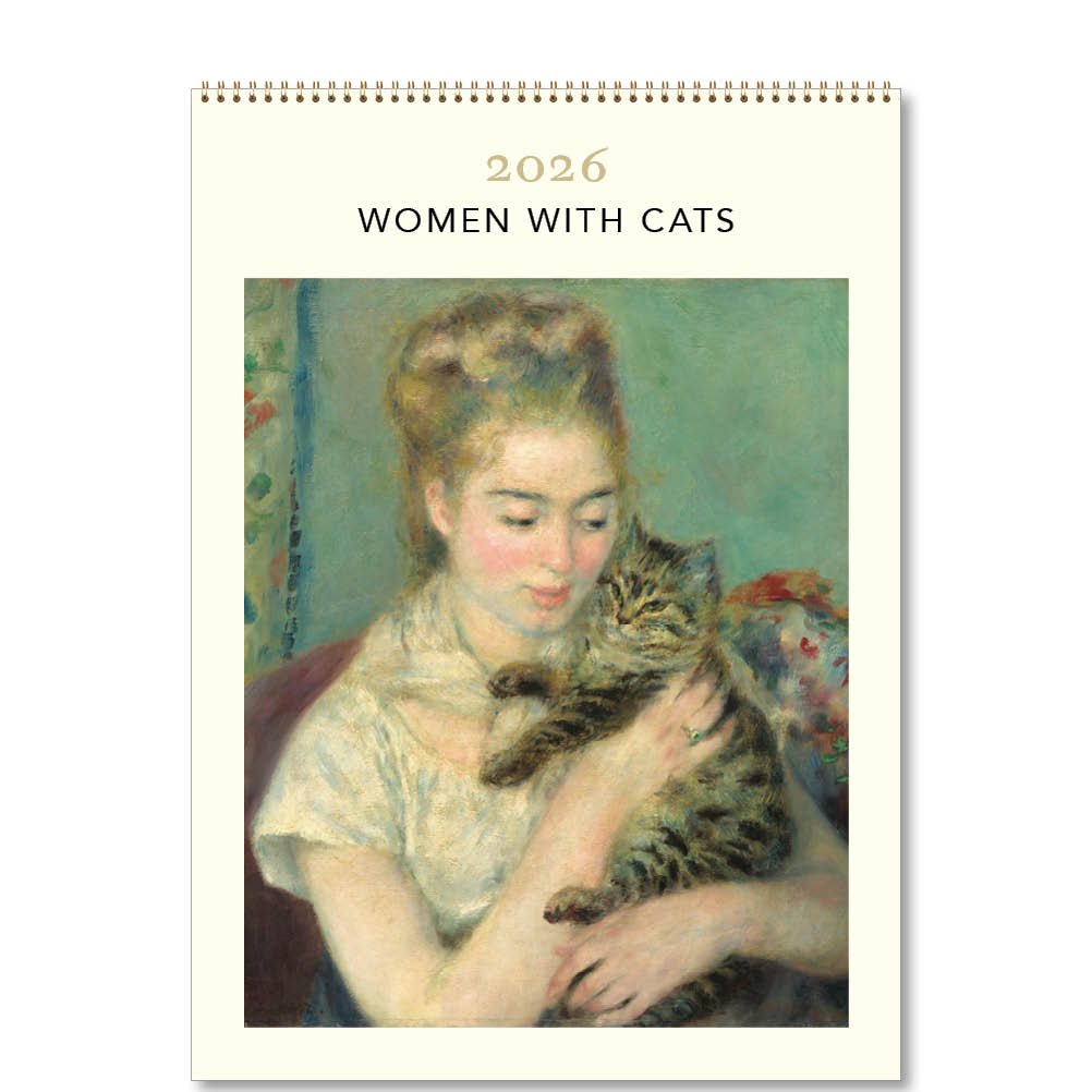 2026 Women with Cats - Deluxe Wall Calendar