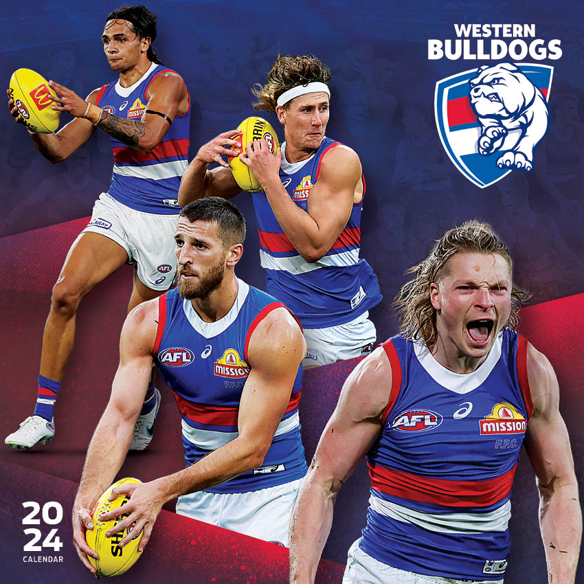 2024 AFL Western Bulldogs - Square Wall Calendar