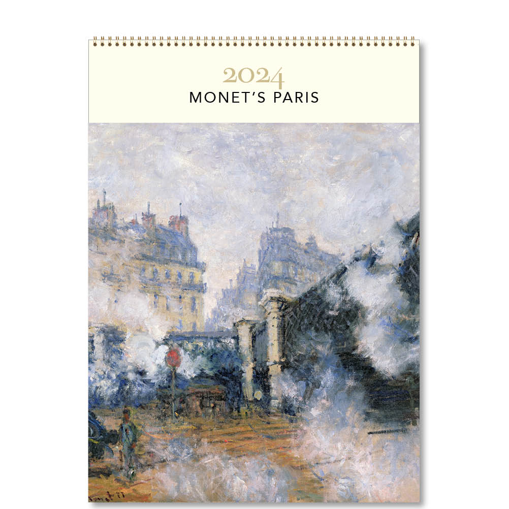 2024 Monet's Paris - Deluxe Wall Calendar
