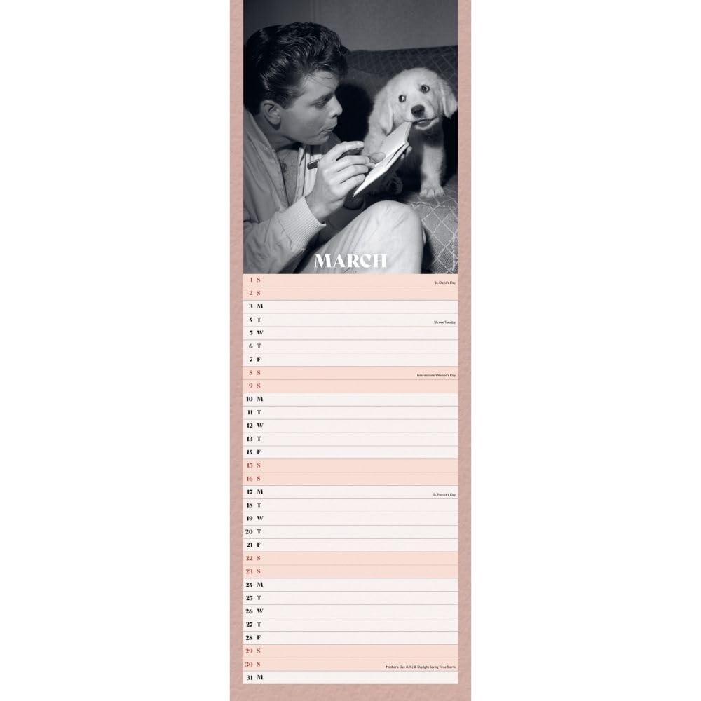 2025 Cliff Richard - Slim Wall Calendar