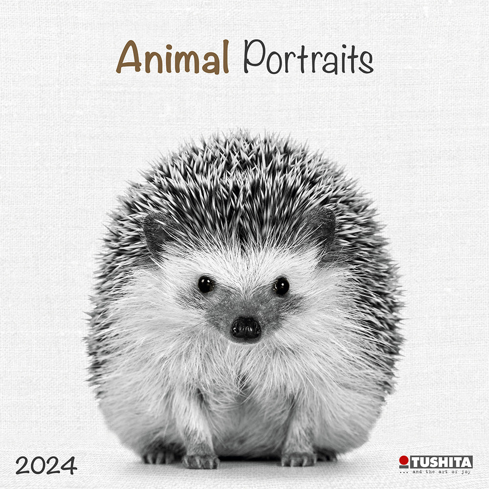 2024 Animals Portraits - Square Wall Calendar