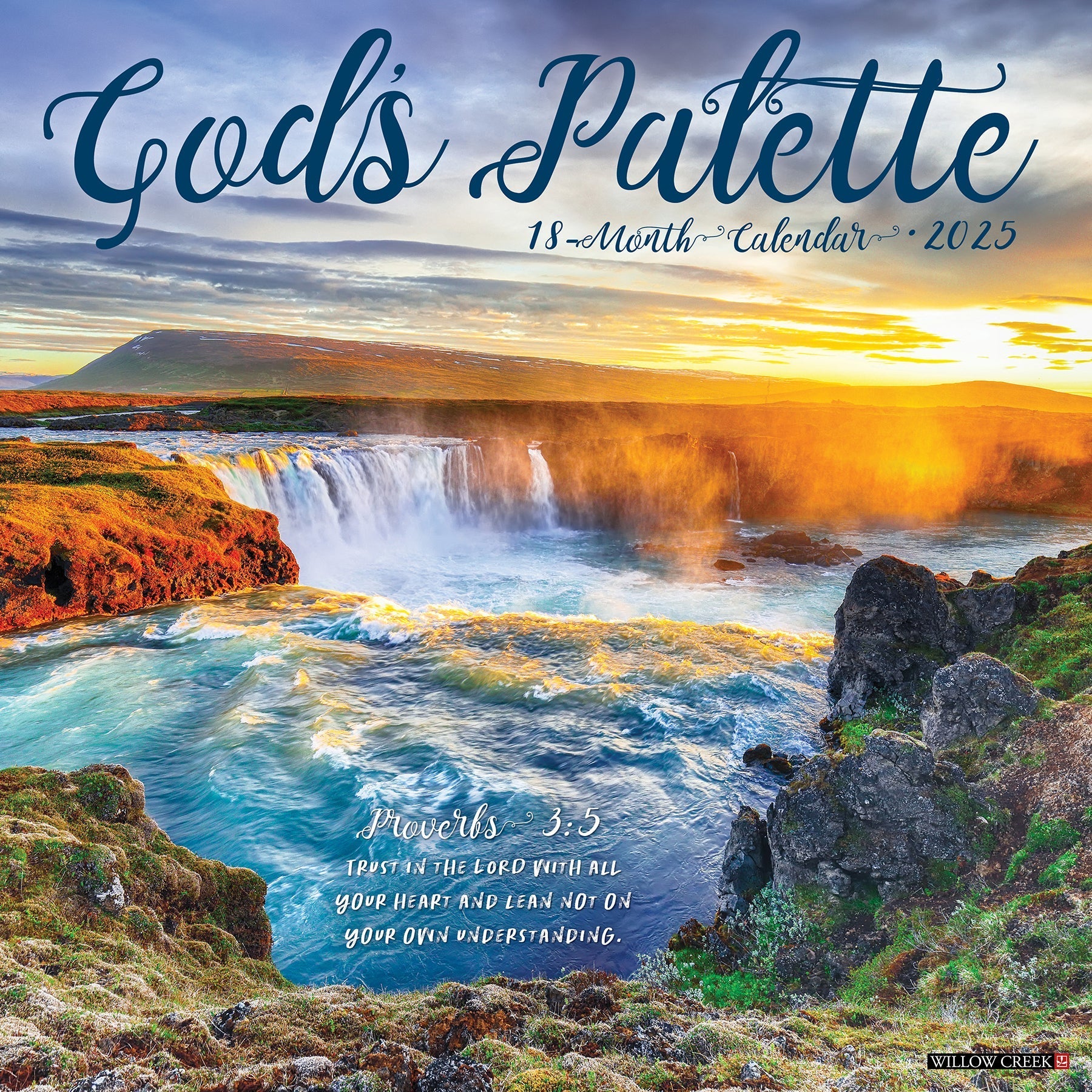 2025 God's Palette - Square Wall Calendar (US Only)