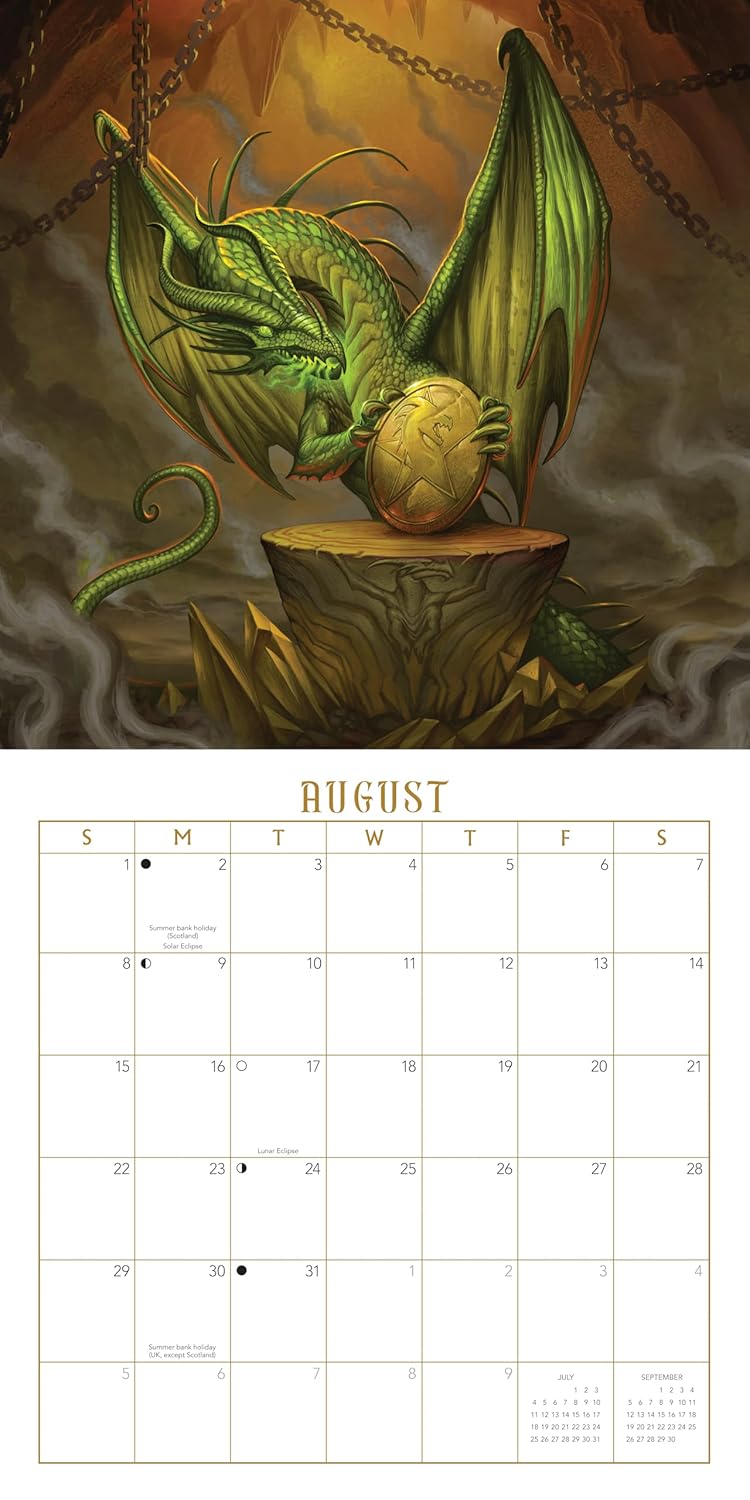 2027 Llewellyn's Dragon - Square Wall Calendar