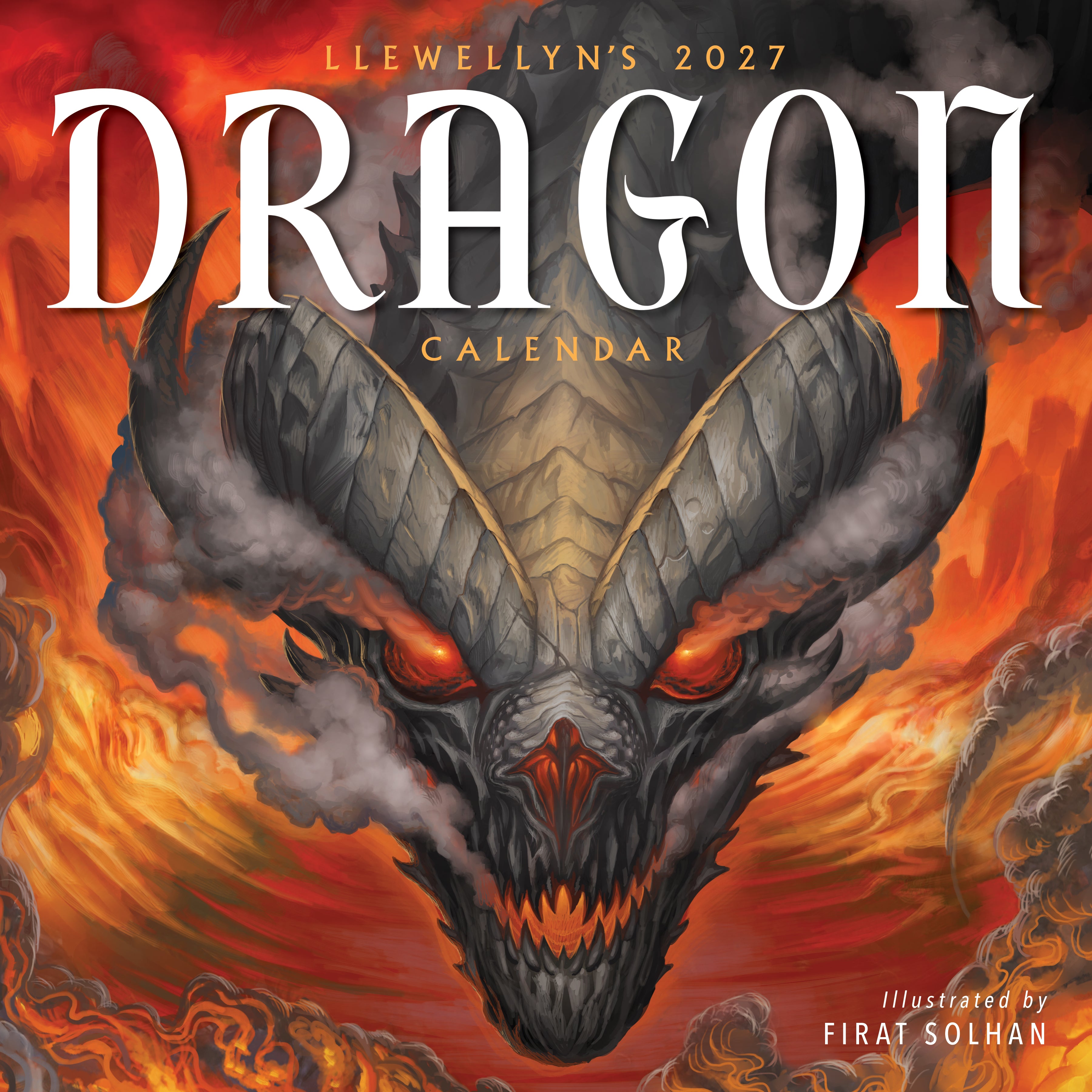 2027 Llewellyn's Dragon - Square Wall Calendar