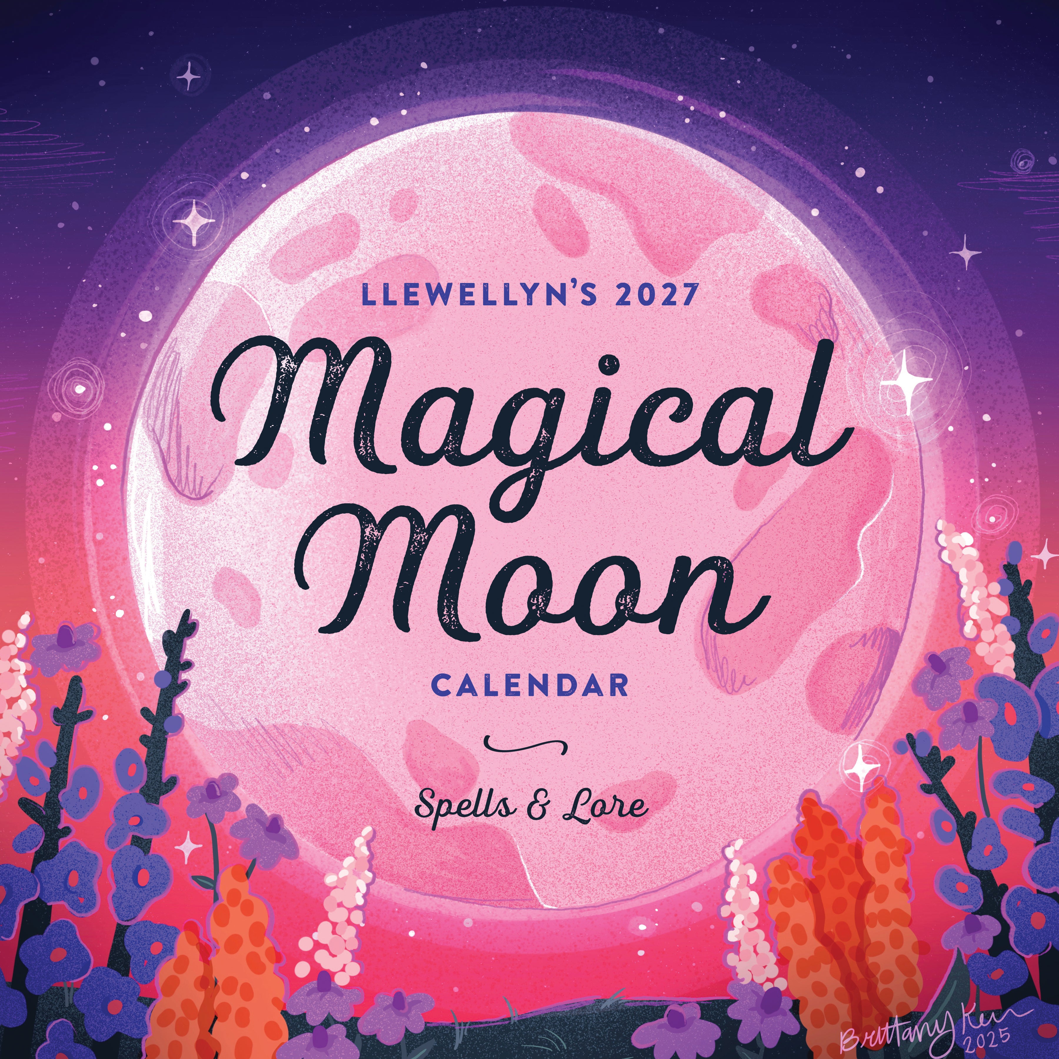 2027 Llewellyn's Magical Moon - Square Wall Calendar
