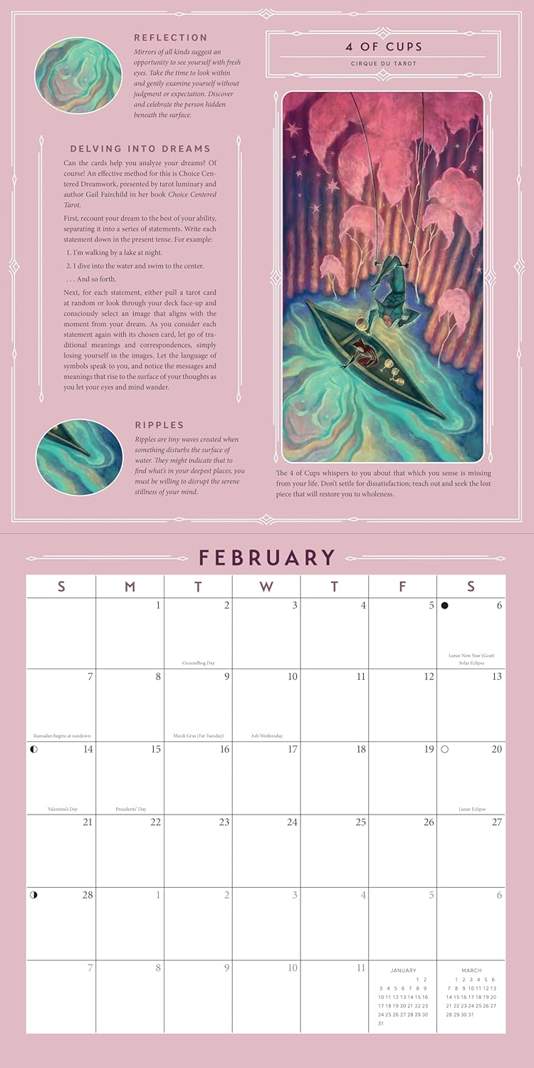 2027 Llewellyn's Tarot - Square Wall Calendar