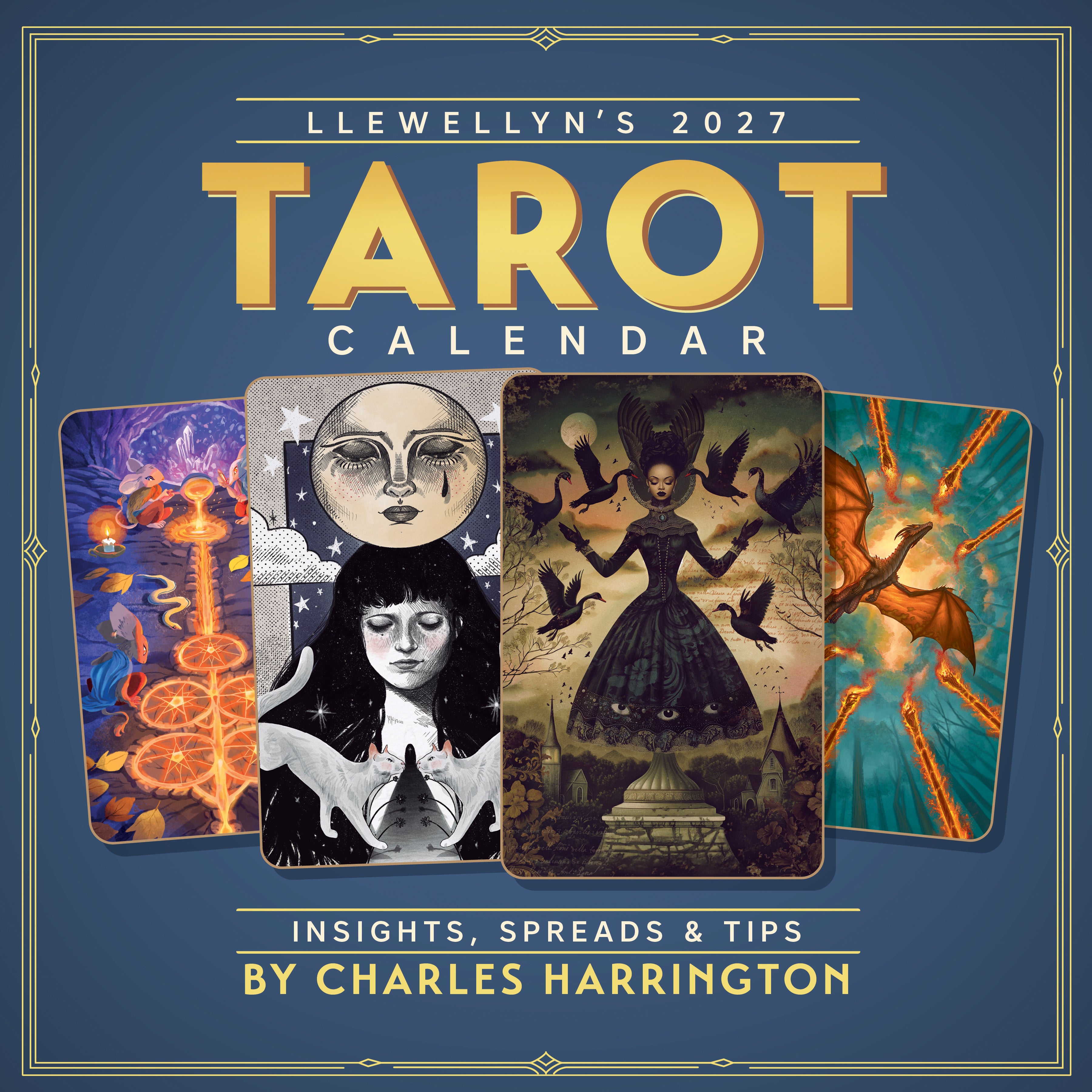 2027 Llewellyn's Tarot - Square Wall Calendar