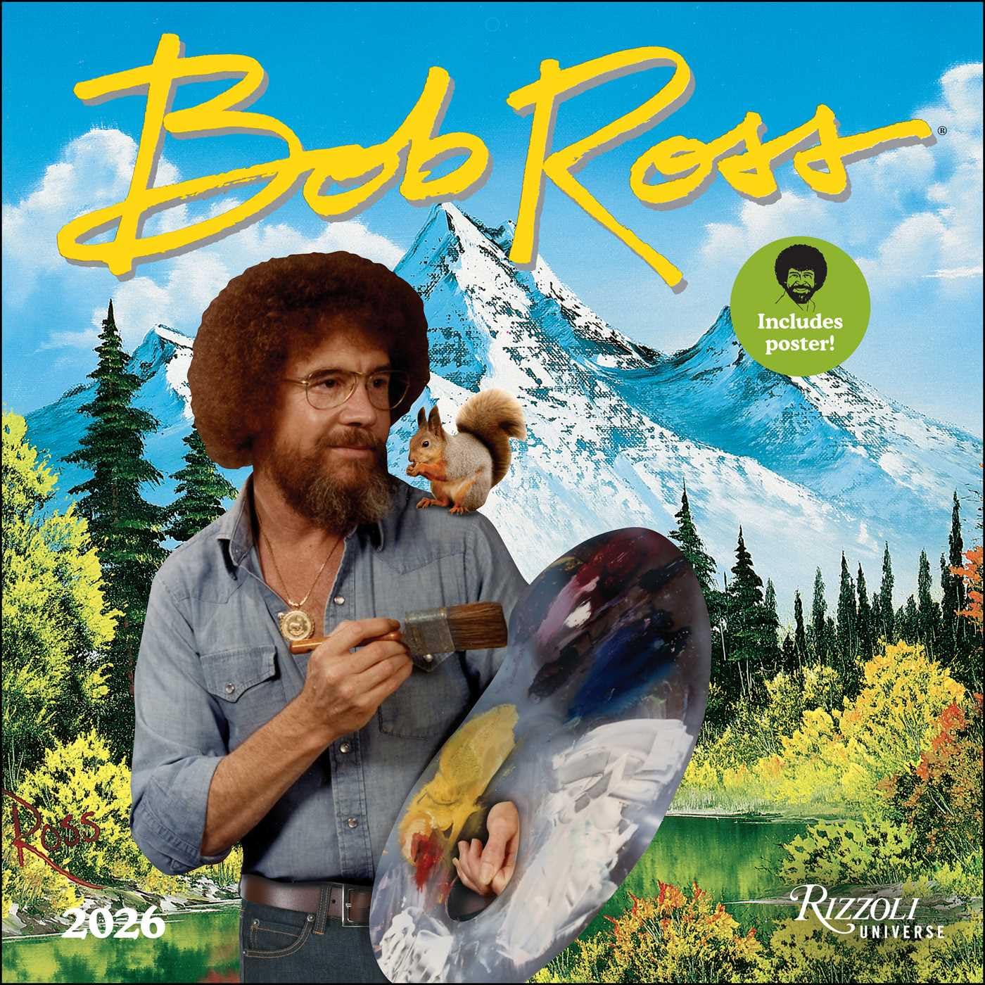 2026 Bob Ross - Square Wall Calendar