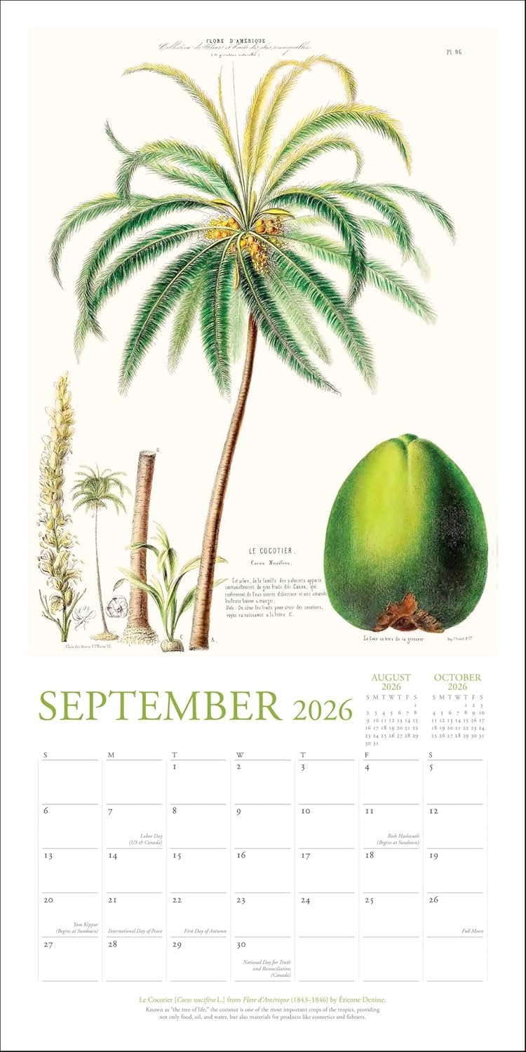2026 New York Botanical Garden - Square Wall Calendar