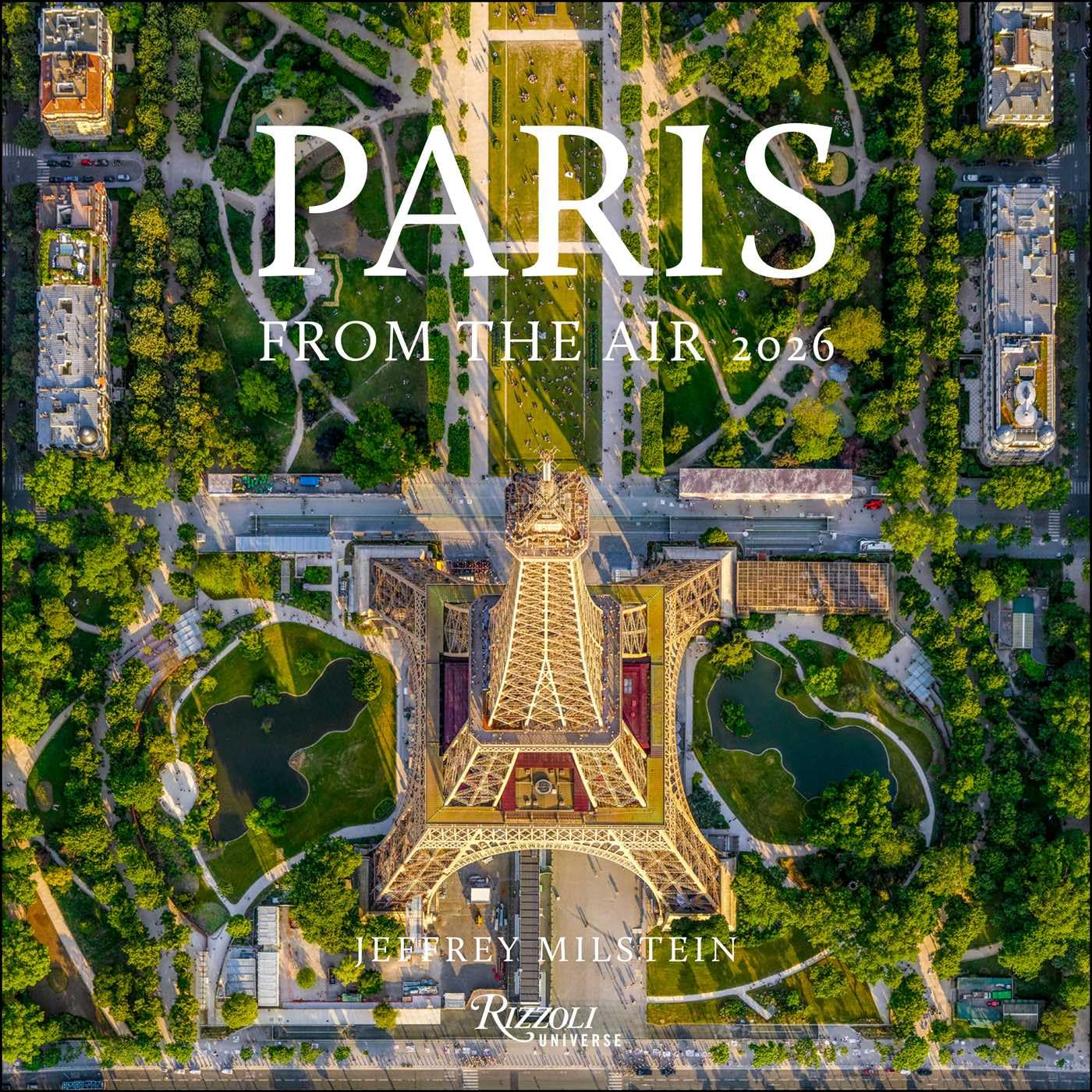 2026 Paris From the Air - Square Wall Calendar