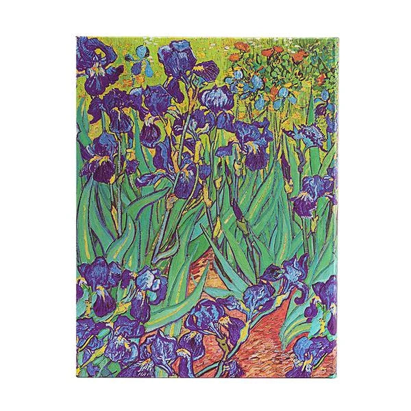 2024-2025 Van Gogh's Irises Ultra Vertical 18-month Hardcover - Monthly & Weekly Diary/Planner