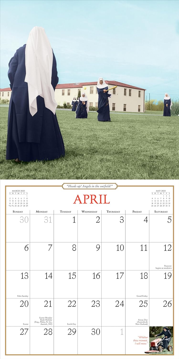 Nuns Having Fun Calendar 2025