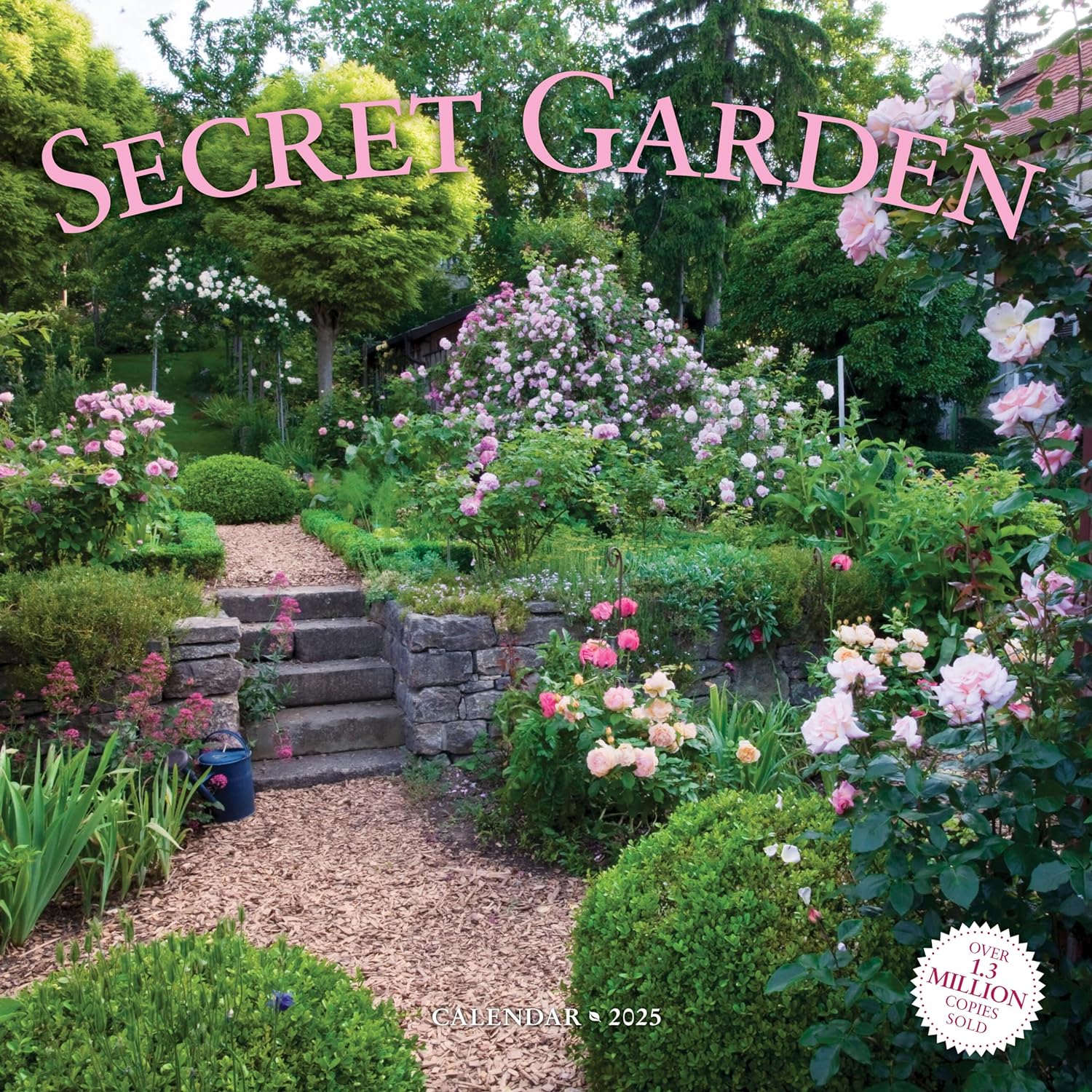 2025 Secret Garden - Square Wall Calendar