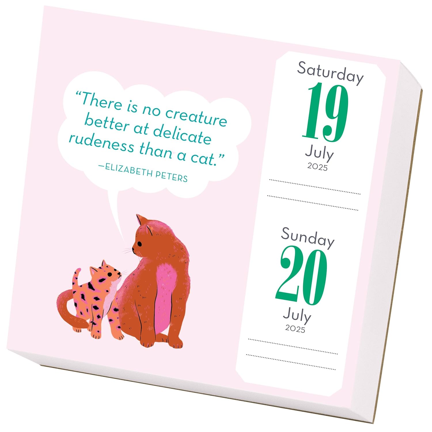 2025 Cat Trivia - Daily Boxed Page-A-Day Calendar