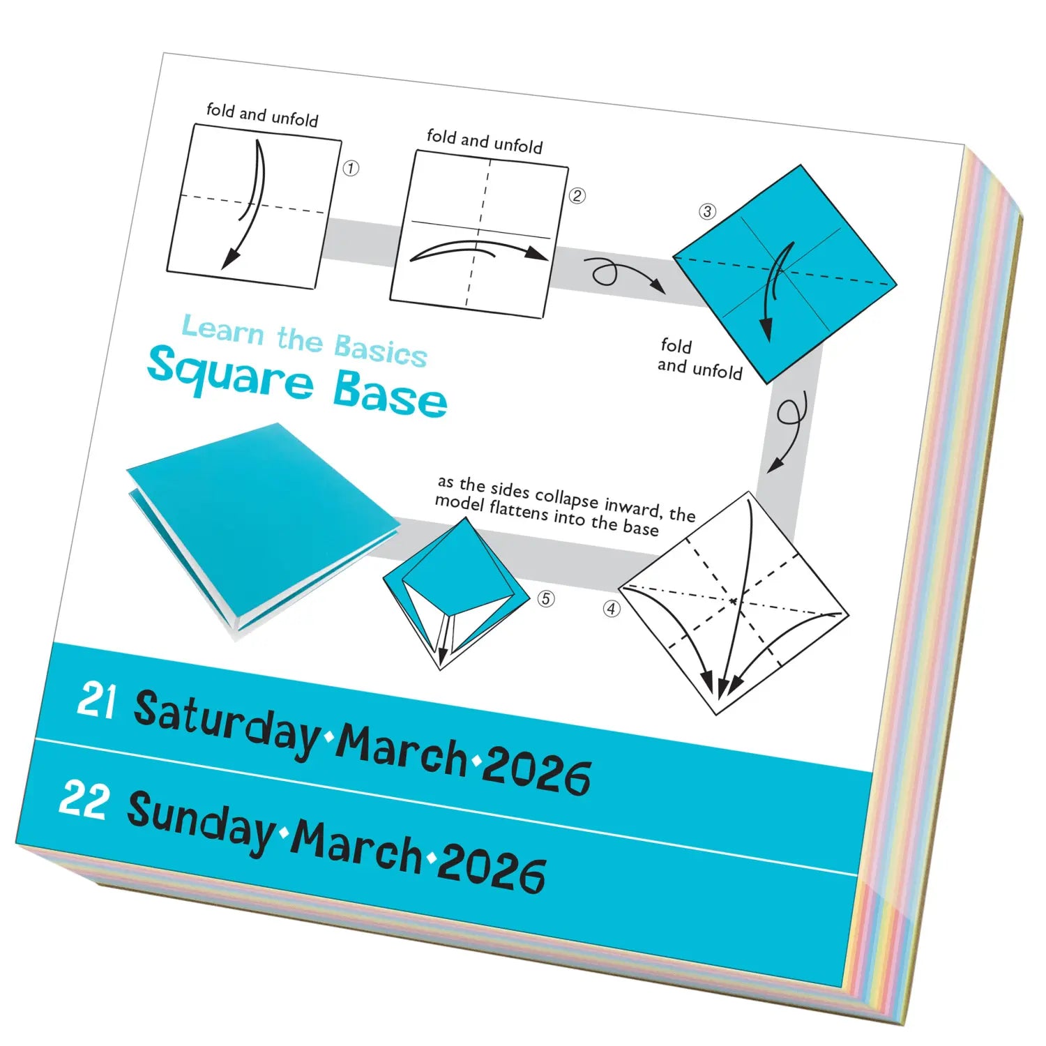 2026 Origami - Daily Boxed Page-A-Day Calendar