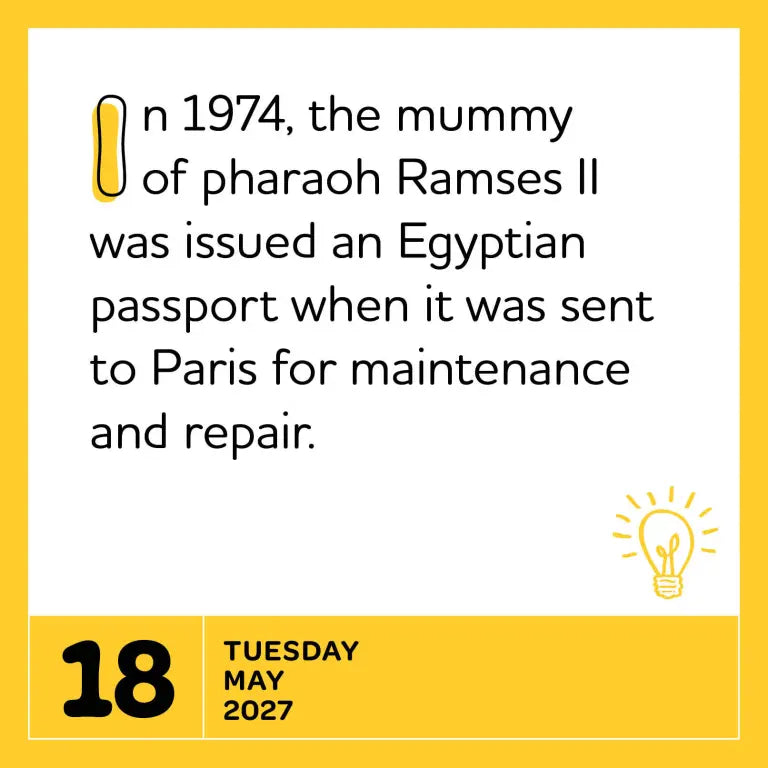 2027 Interesting Facts for Curious Minds - Daily Boxed Page-A-Day Calendar