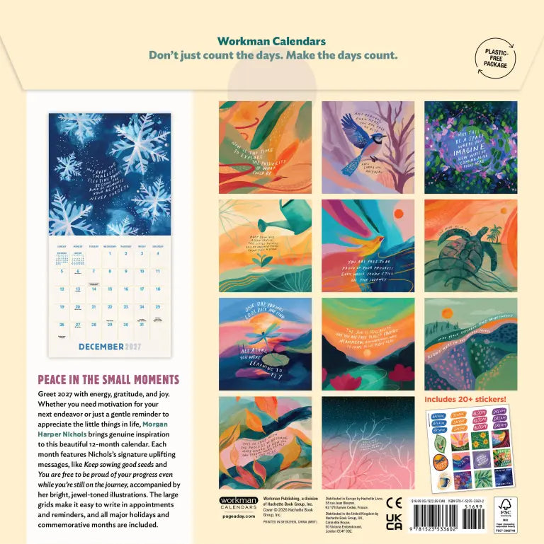 2027 Morgan Harper Nichols: Shine On, Anyway - Square Wall Calendar