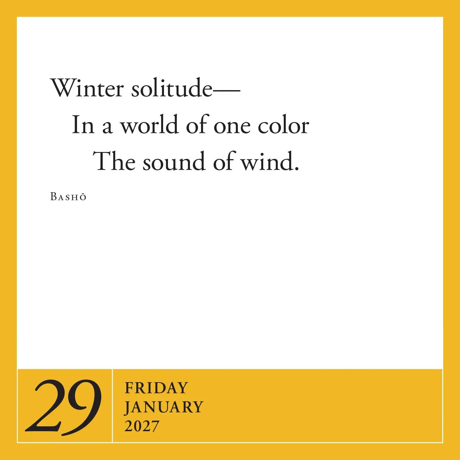 2027 Year of Zen - Daily Boxed Page-A-Day Calendar