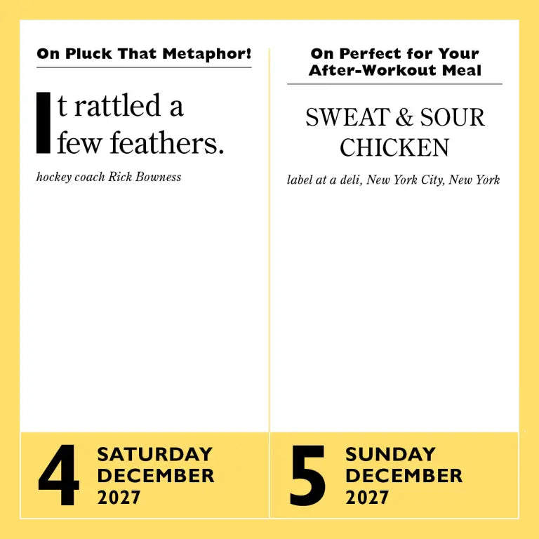 2027 365 Stupidest Things Ever Said™ - Daily Boxed Page-A-Day Calendar