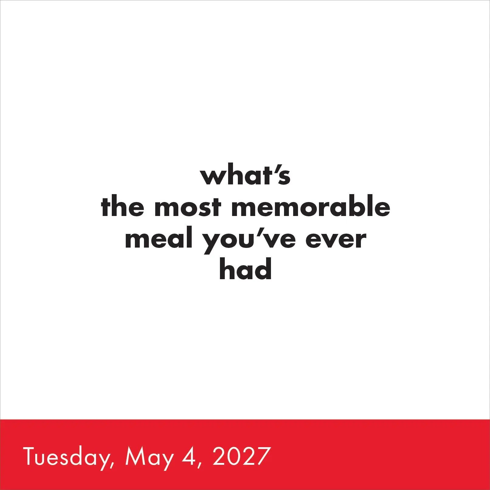 2027 TableTopics® Question-A-Day - Daily Boxed Page-A-Day Calendar