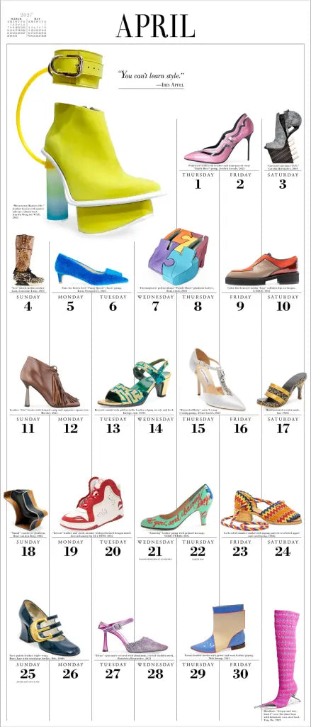2027 365 Days of Shoes Picture-A-Day - Deluxe Wall Calendar