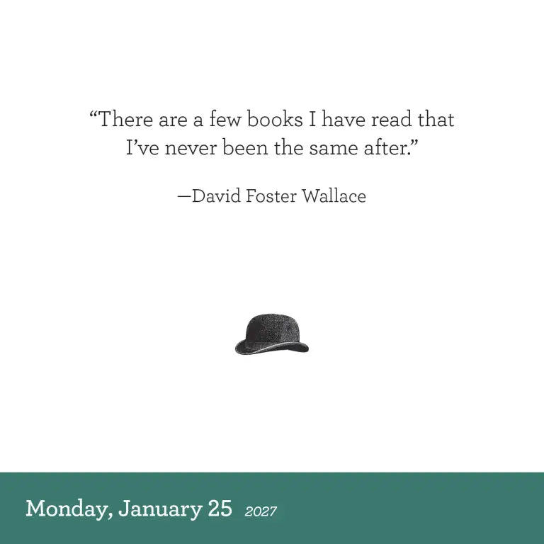2027 Book Lover's Year - Daily Boxed Page-A-Day Calendar