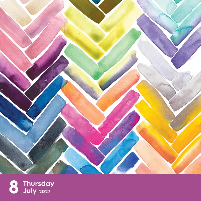 2027 Reverse Coloring - Daily Boxed Page-A-Day Calendar