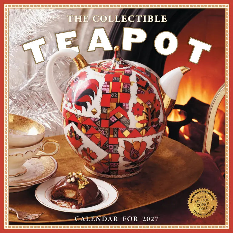 2027 Collectible Teapot - Square Wall Calendar
