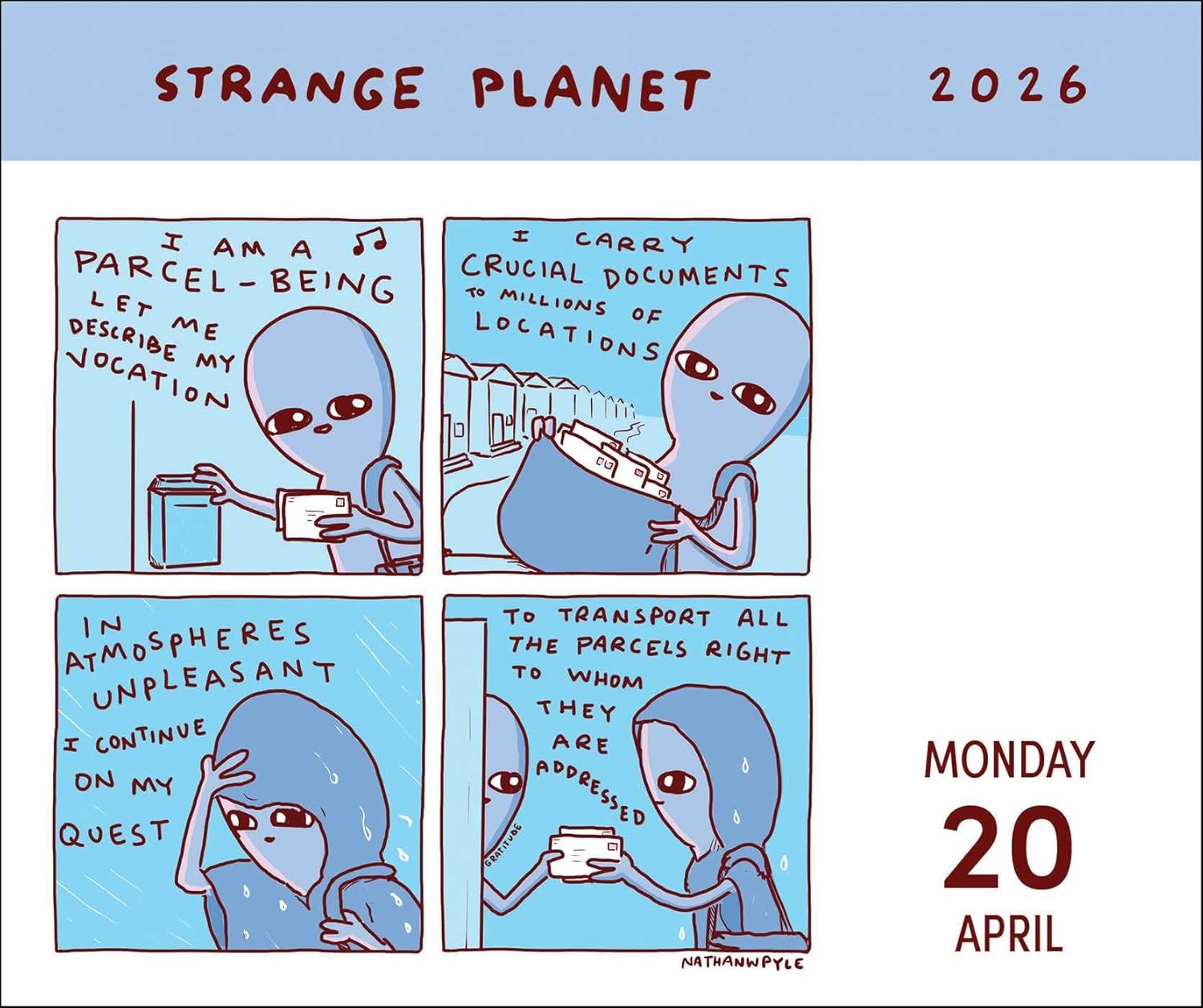 2026 Strange Planet - Boxed Page-A-Day
