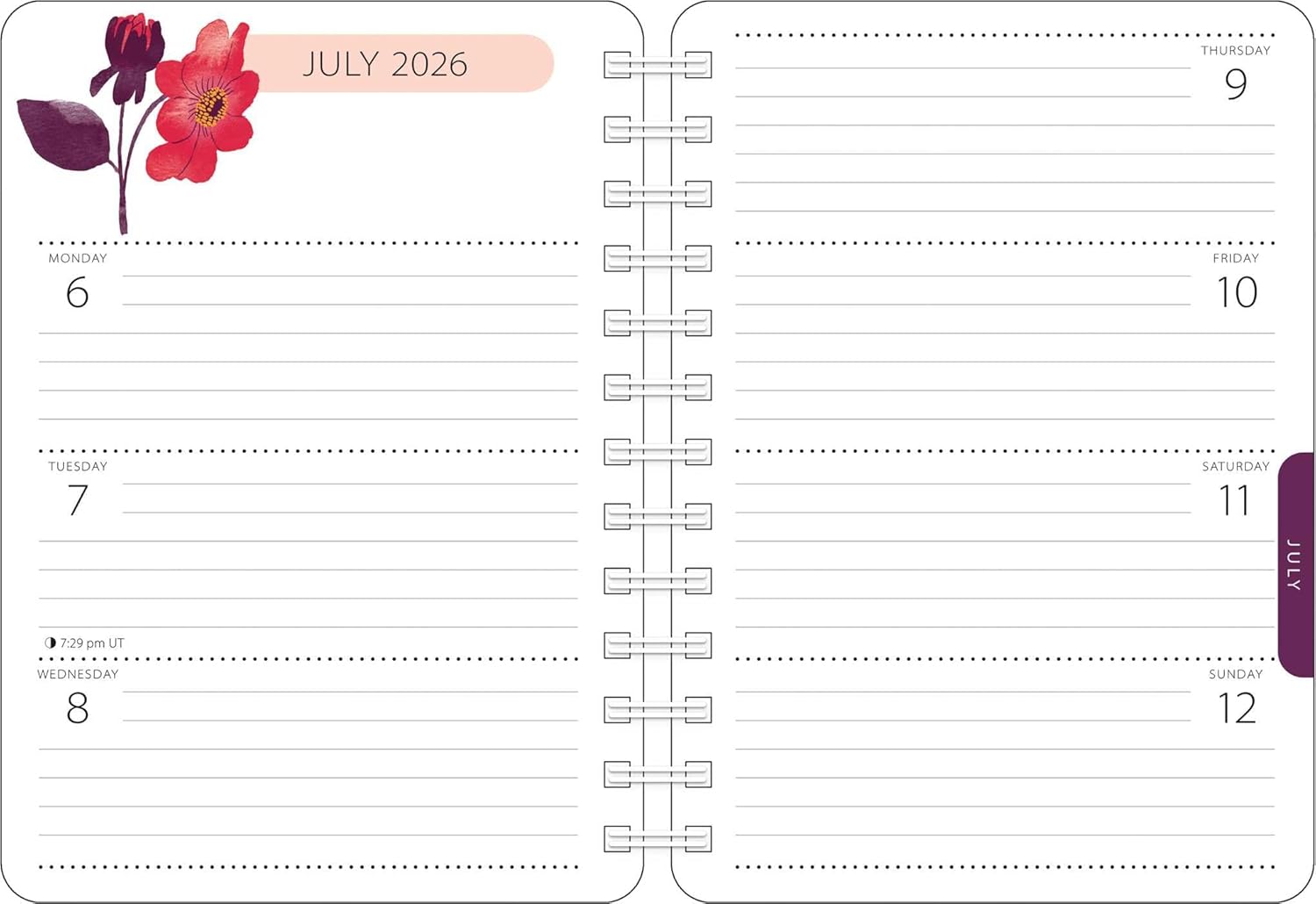 2026 Touching Peace: Thich Nhat Hanh - Monthly & Weekly Diary/Planner