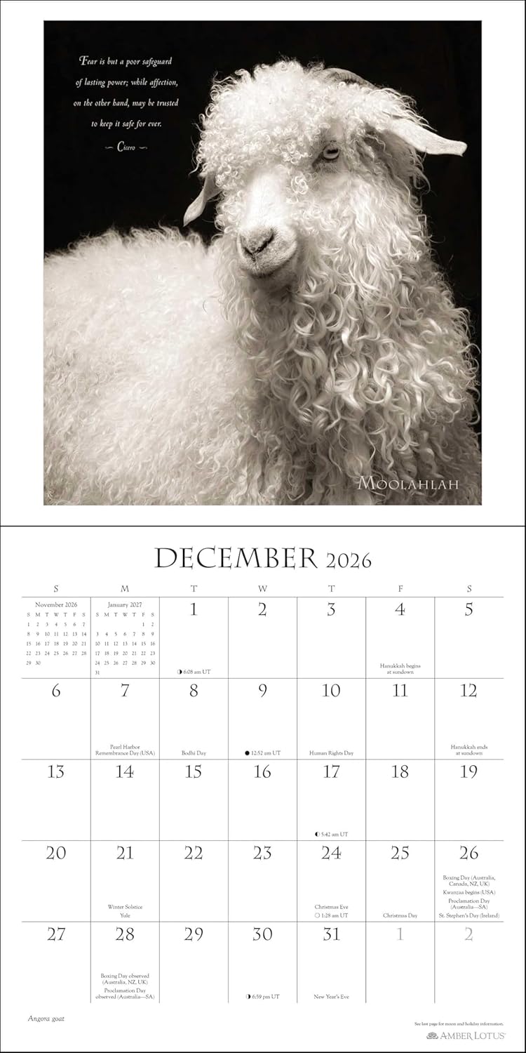 2026 I Am Goat - Square Wall Calendar