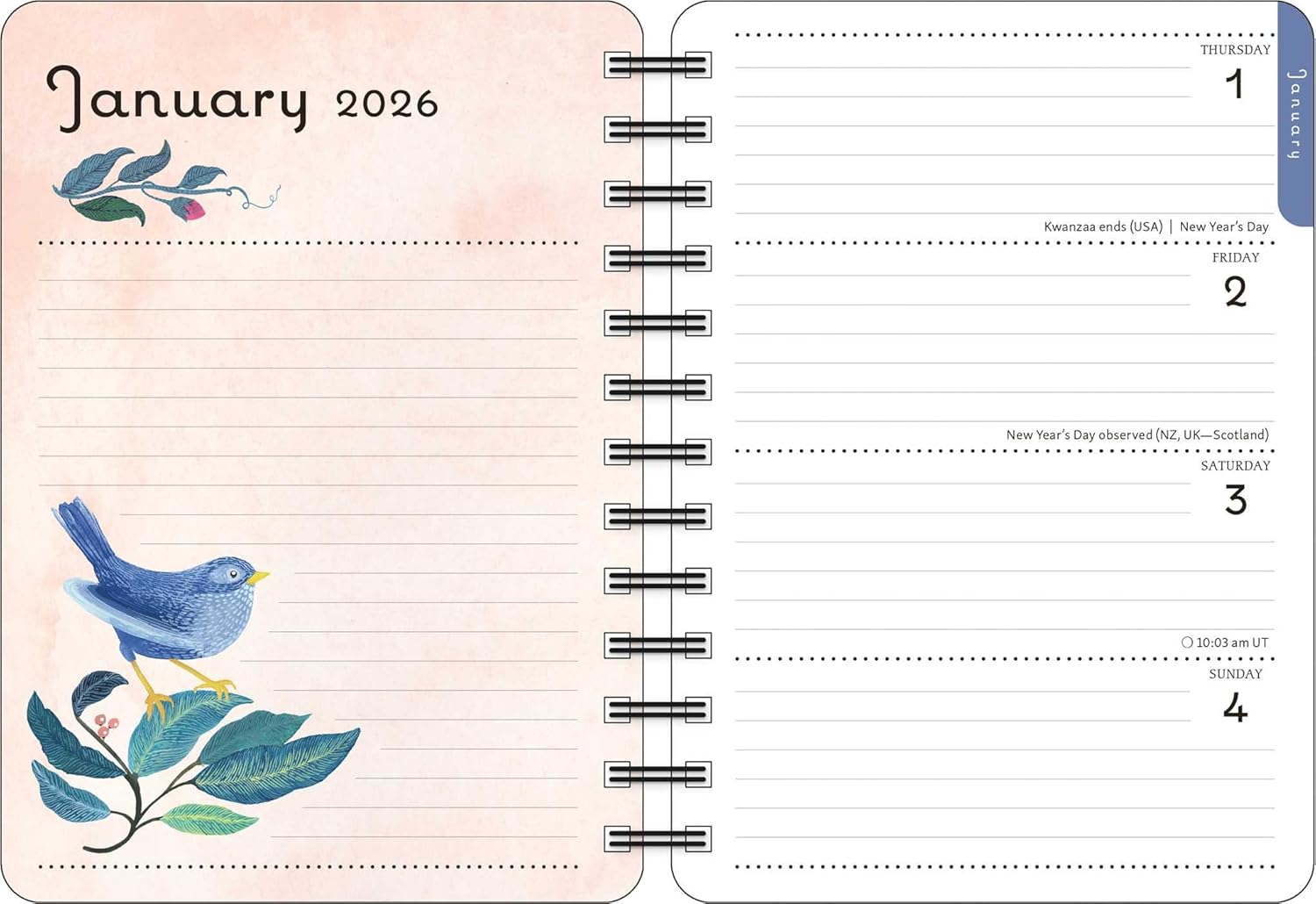 2026 Flora & Fauna - Monthly & Weekly Diary/Planner