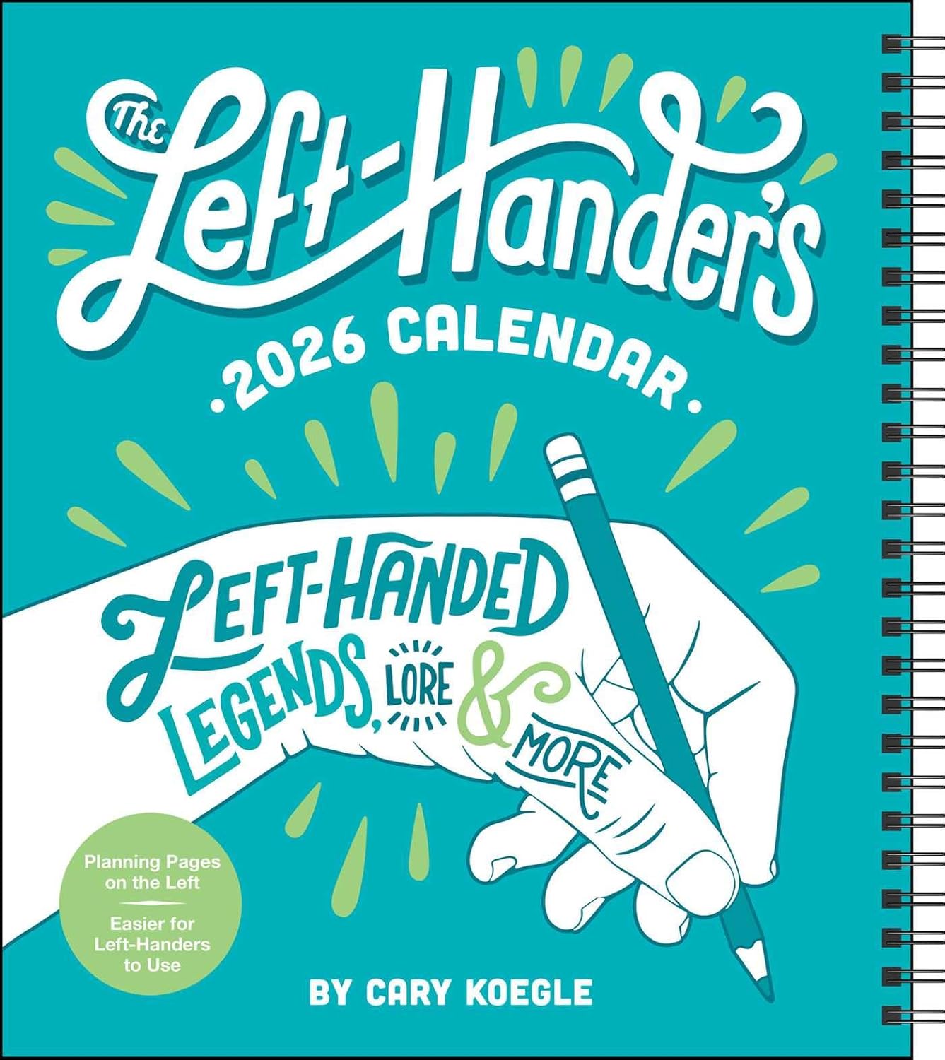 2026 Left-Hander's - Monthly & Weekly Diary/Planner