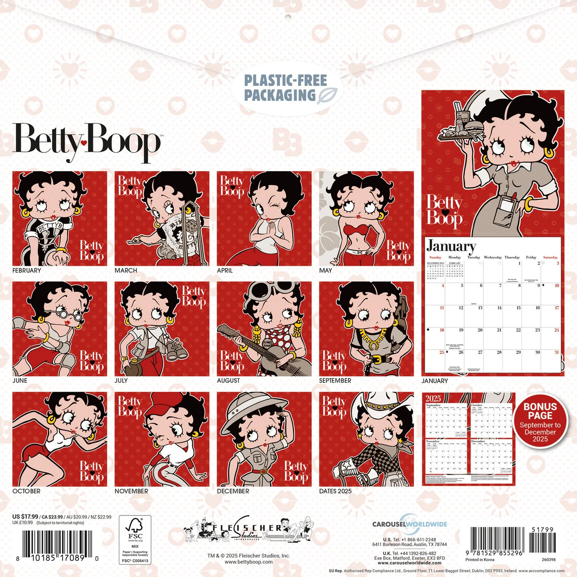 2026 Betty Boop v2 - Square Wall