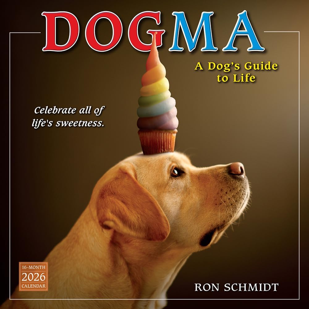 2026 Dogma: A Dog's Guide to Life - Square Wall Calendar